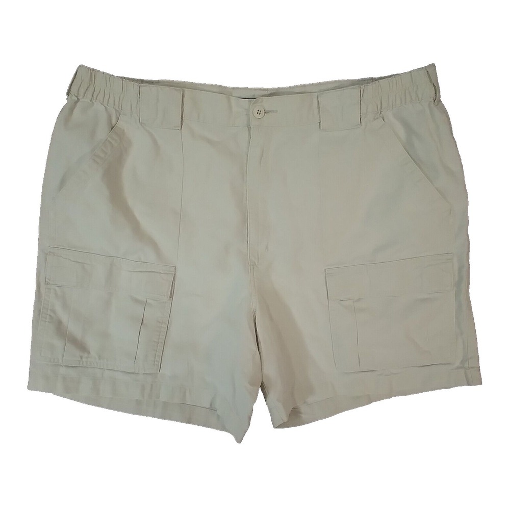 Savile Row cargo hiking shorts mens 40 x 6 White Comfort waist outdoor